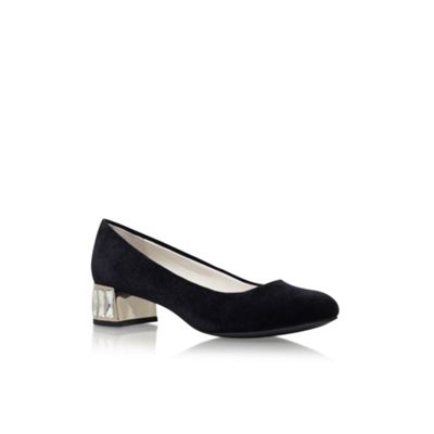 Anne Klein Black 'Haedyn' low heel court shoes